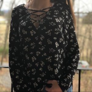 FOREVER 21 FLORAL TOP